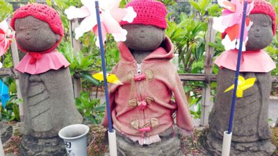 Mizuko Kuyo jizo statue