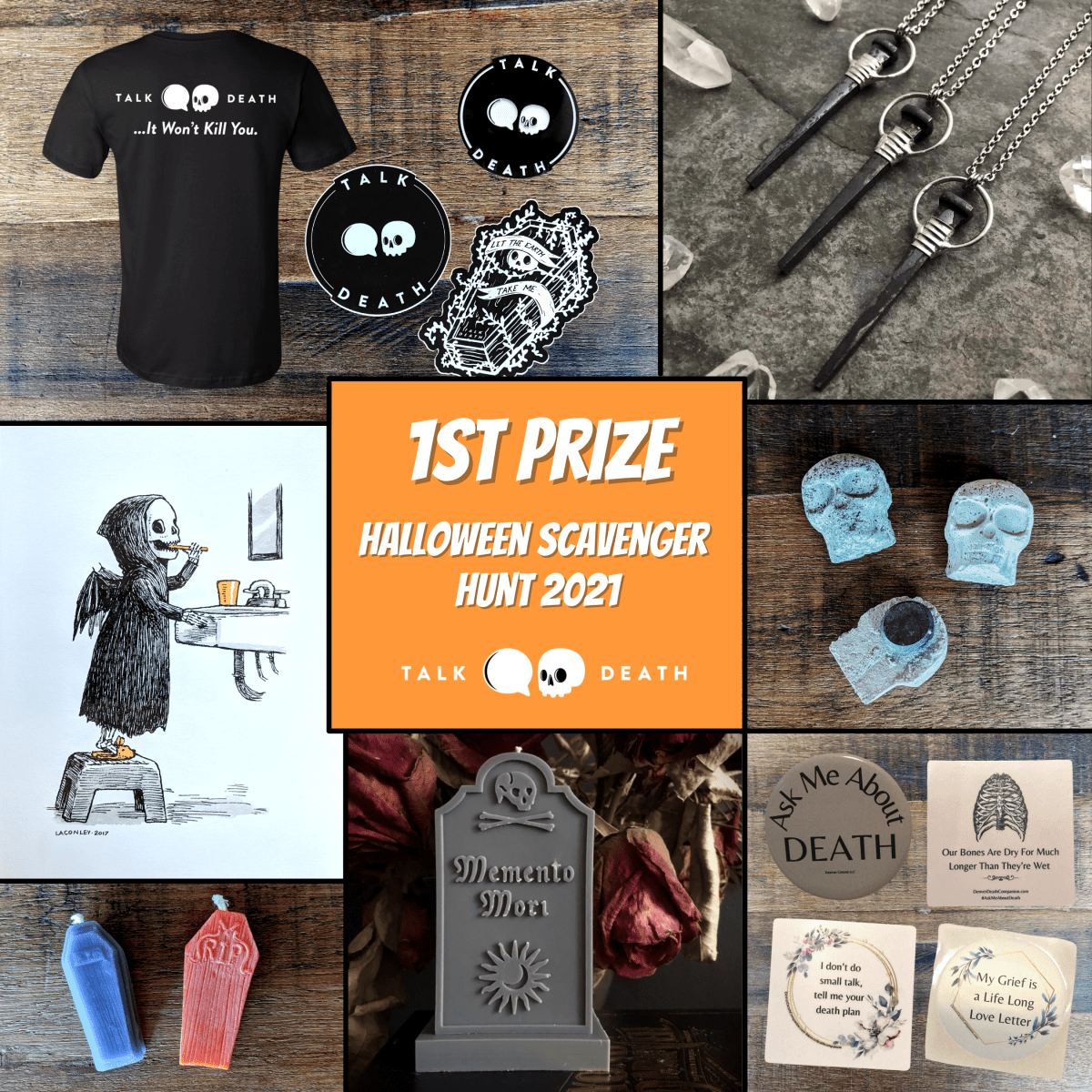 Halloween Cemetery Scavenger Hunt